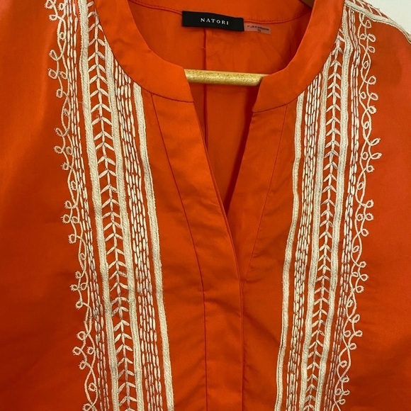 NWT Natori Boho Cayenne Embroidered Tunic Top - Picture 8 of 11